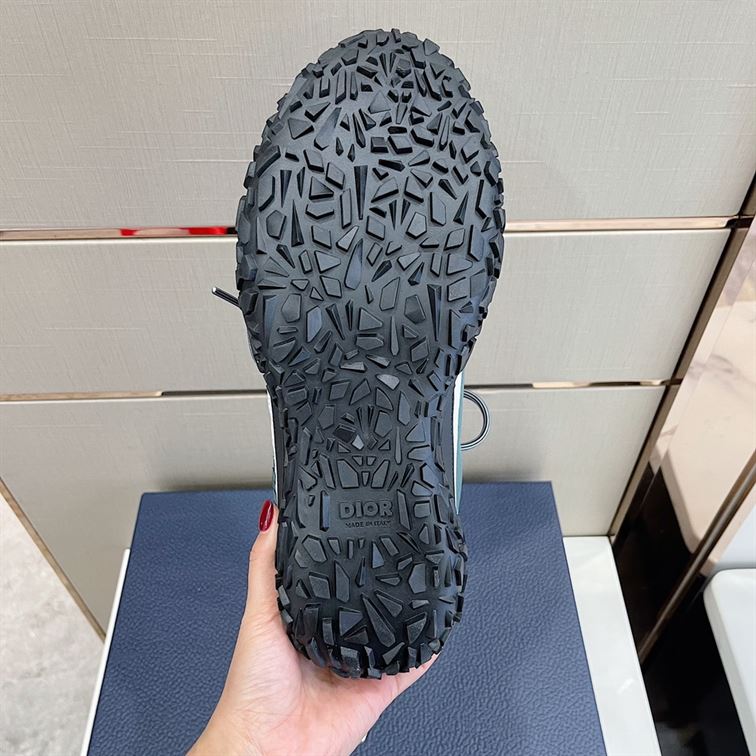 DIORIZON HIKING SHOE GREEN-GREY TECHNICAL MESH AND BLACK RUBBER – DO085