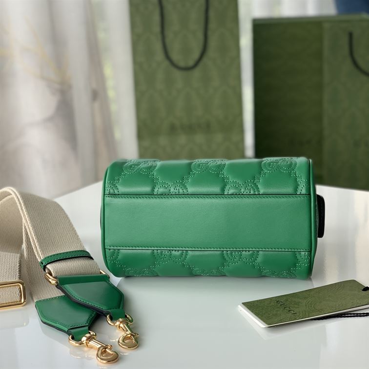 GUCCI GG MATELASSE MINI BAG IN BRIGHT GREEN LEATHER – GB70