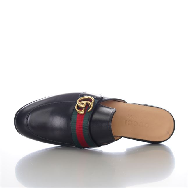 GUCCI BLACK PRINCETOWN SLIPPERS – GL033