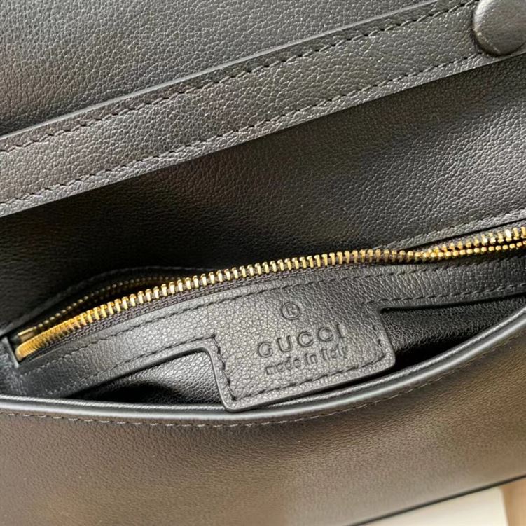 GUCCI BLONDIE SHOULDER BAG IN BLACK LEATHER – GB80