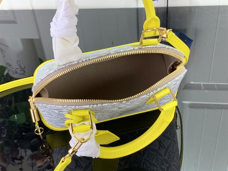LOUIS VUITTON ALMA BB White Yellow – LW086