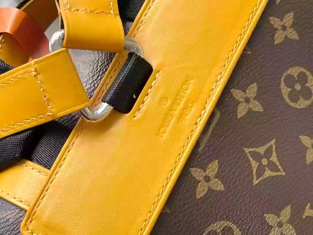 Christopher MM Backpack in Saffron Yellow Monogram Macassar Coated Canvas – LW156