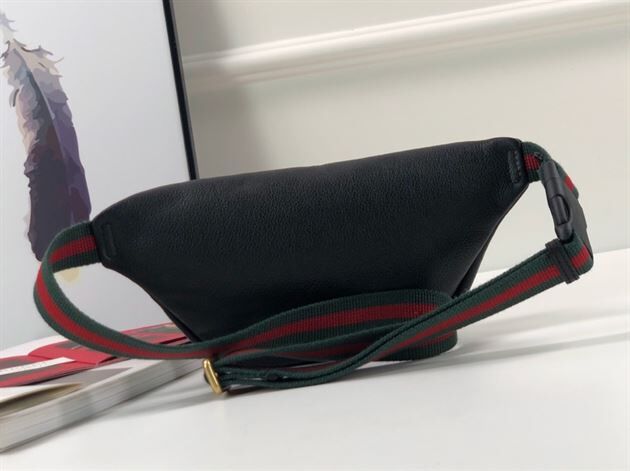 GUCCI LOGO-PRINT LEATHER BELT BAG – BG009