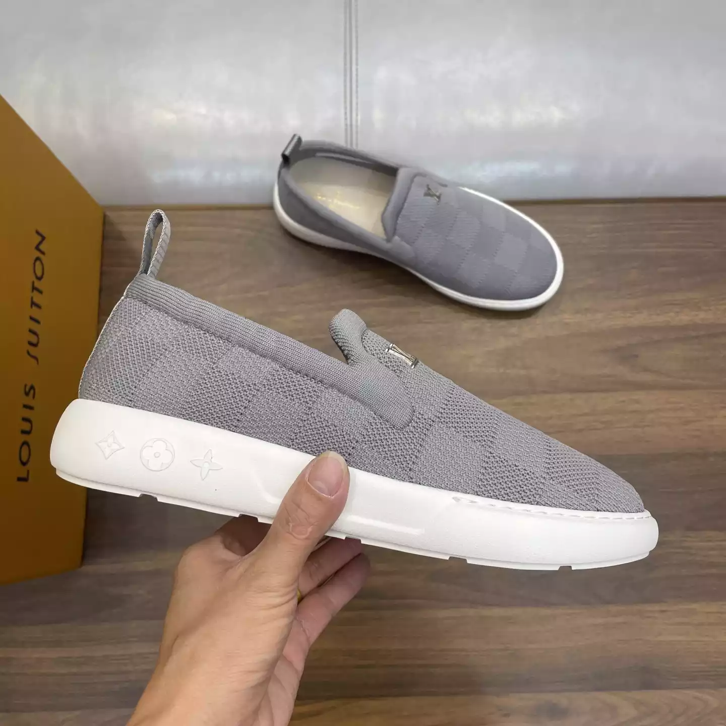 PACIFIC LOAFERS IN GREY – VL050