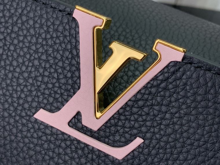 LOUIS VUITTON CAPUCINES MM BLACK – LW100