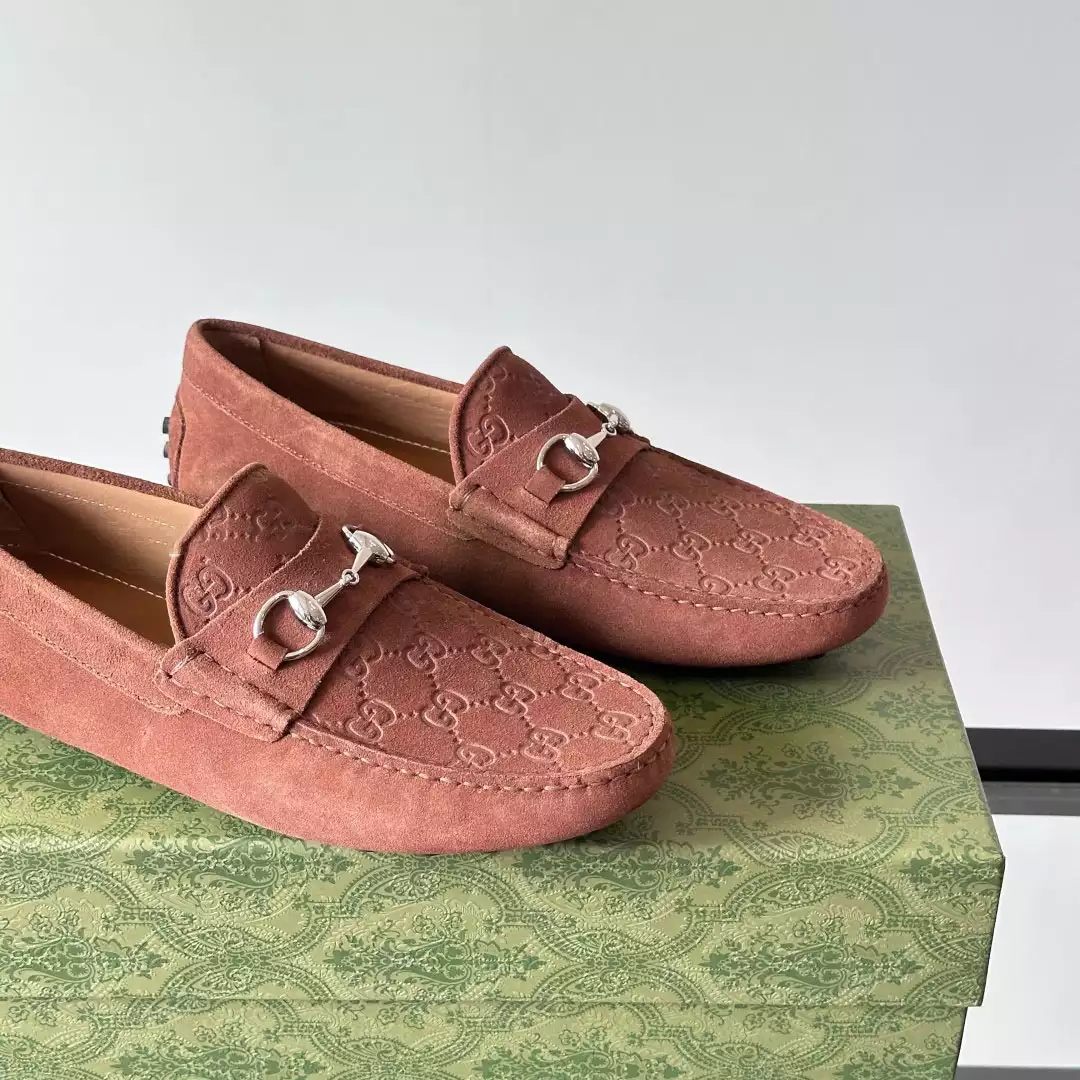 MEN’S DRIVER WITH HORSEBIT IN BROWN – GL096