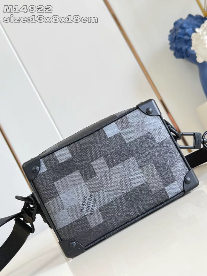 MINI SOFT TRUNK BAG BLACK DAMOFLAGE BLACK CANVAS M14922 – LW415