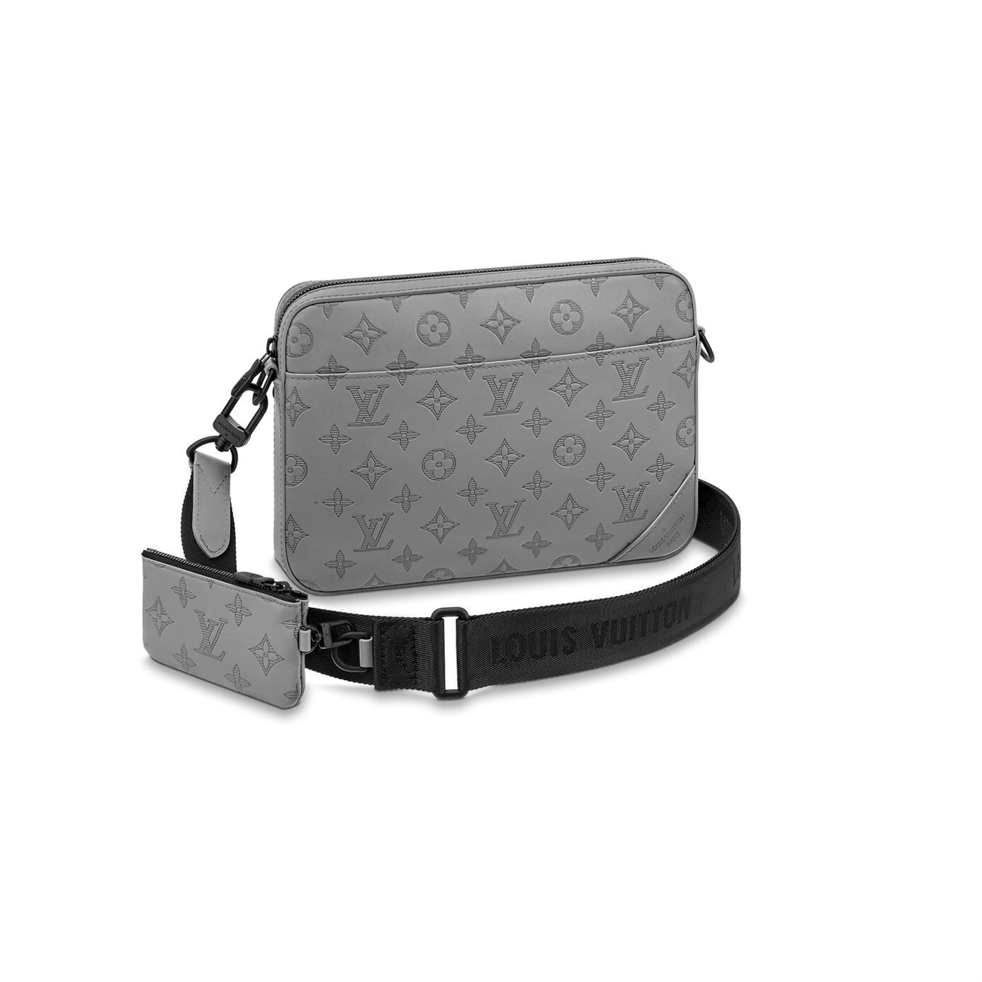 LOUIS VUITTON DUO MESSENGER BAG IN ANTHRACITE GREY – LVB002