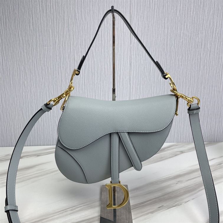 DIOR SADDLE BAG WITH STRAP BLUE – DOB033