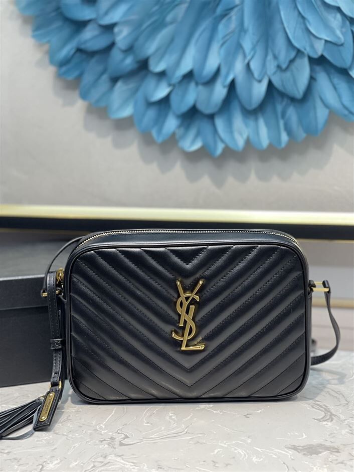 YSL LOU CAMERA BAG IN QUILTED LEATHER – YB050