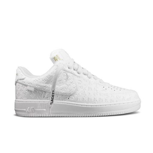 NIKE AIR FORCE 1 LOUIS VUITTON TRIPLE WHITE – LVS109