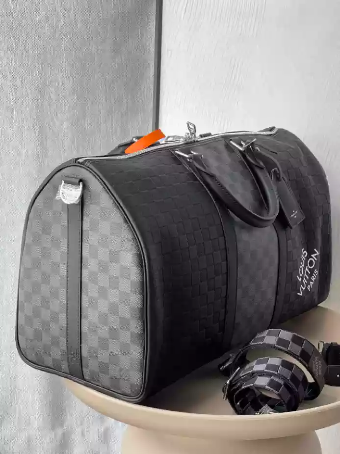 KEEPALL BANDOULIERE 50 BAG BLACK GRAPHITE N40443 – LW367