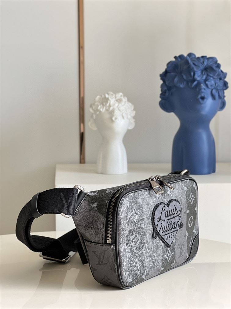 LOUIS VUITTON MODULAR SLING BAG MONOGRAM STRIPES ECLIPSE COATED CANVAS – LVB009