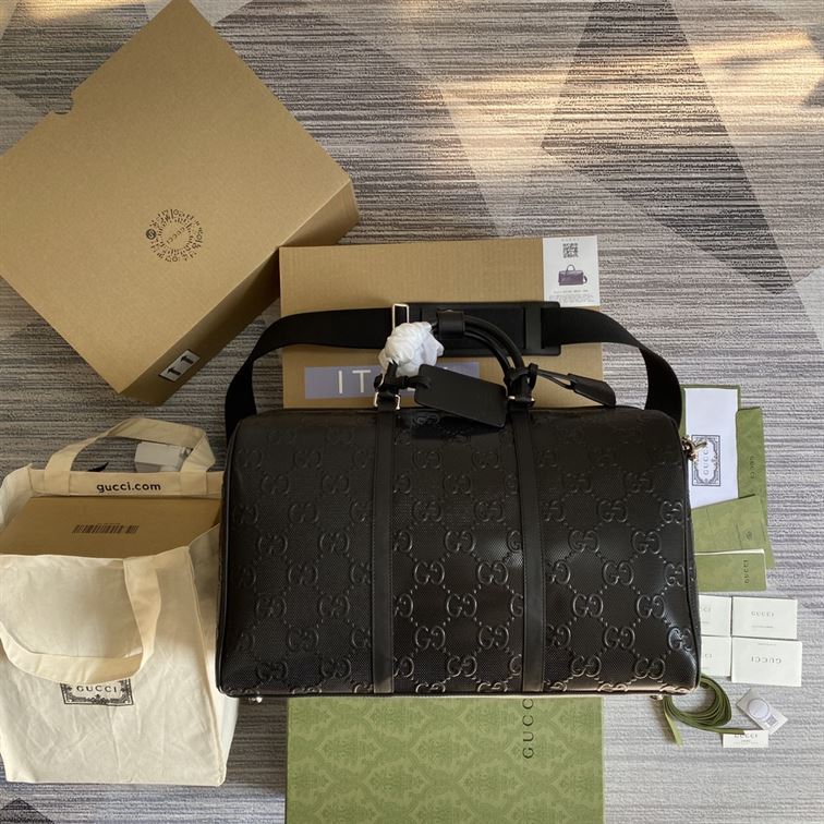 GUCCI GG EMBOSSED DUFFLE BAG – BG035
