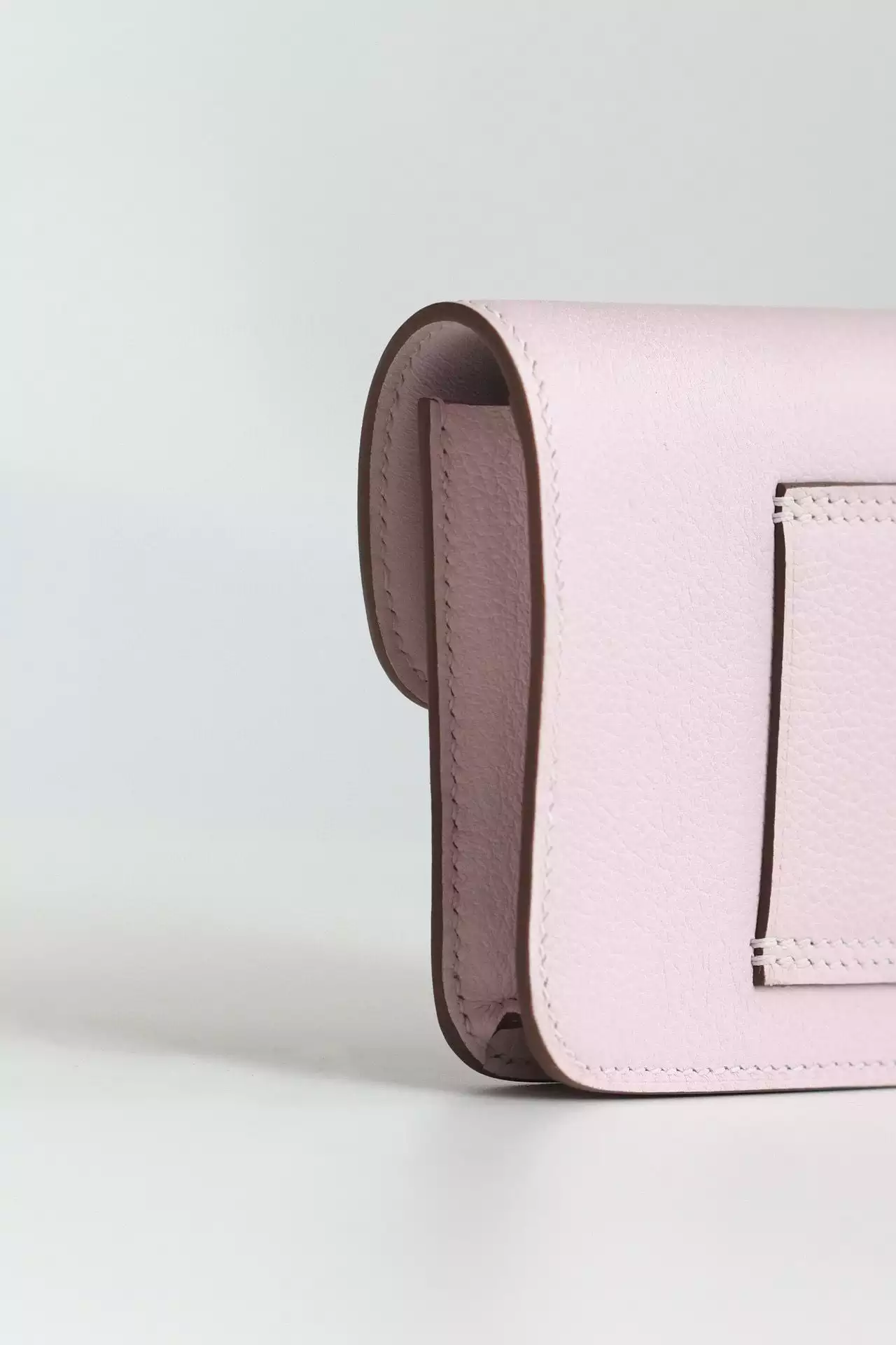 Hermes Constance Slim Wallet in Mauve Pale Epsom Calfskin – HW161