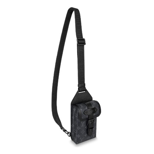 LOUIS VUITTON SAUMUR SLINGBAG MONOGRAM ECLIPSE COATED CANVAS – LVB010