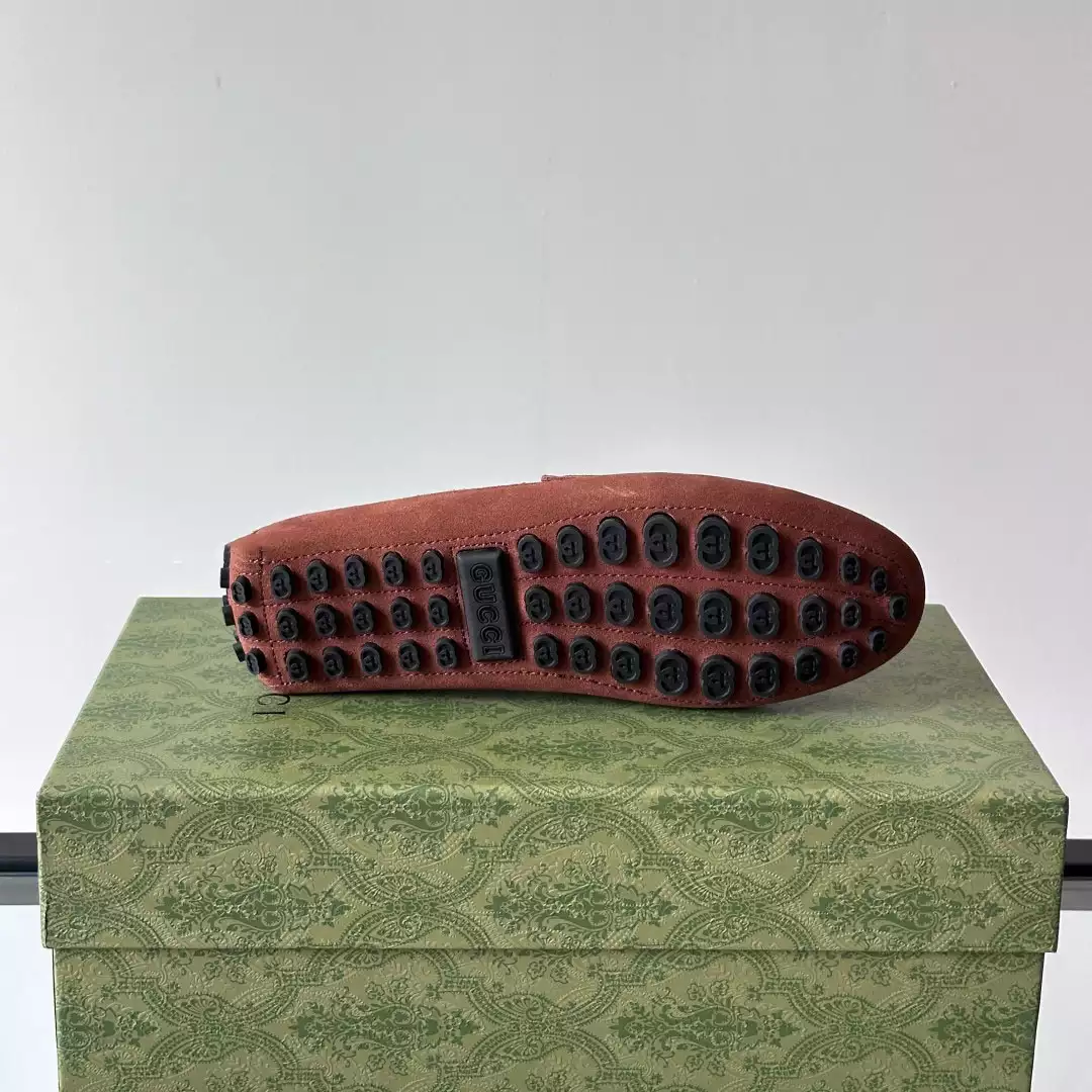 MEN’S DRIVER WITH HORSEBIT IN BROWN – GL096