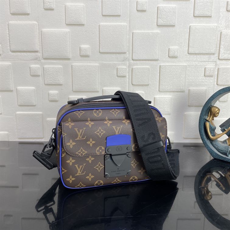 LOUIS VUITTON S LOCK MESSENGER MONOGRAM MACASSAR – LVB047