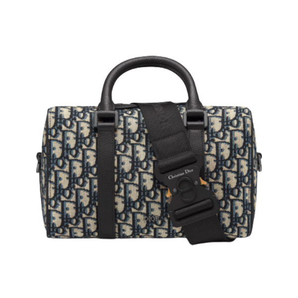 DIOR LINGOT 26 BAG BEGIN AND BLACK DIOR OBLIQUE JACQUARD – DIO045