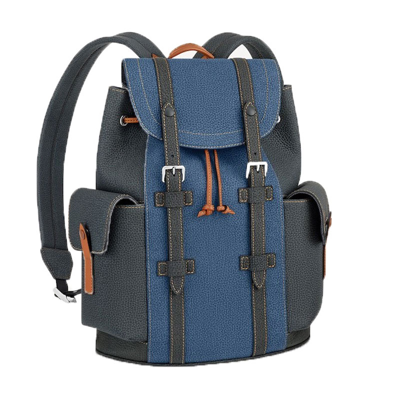 Christopher PM Backpack in Black and Blue – LW166