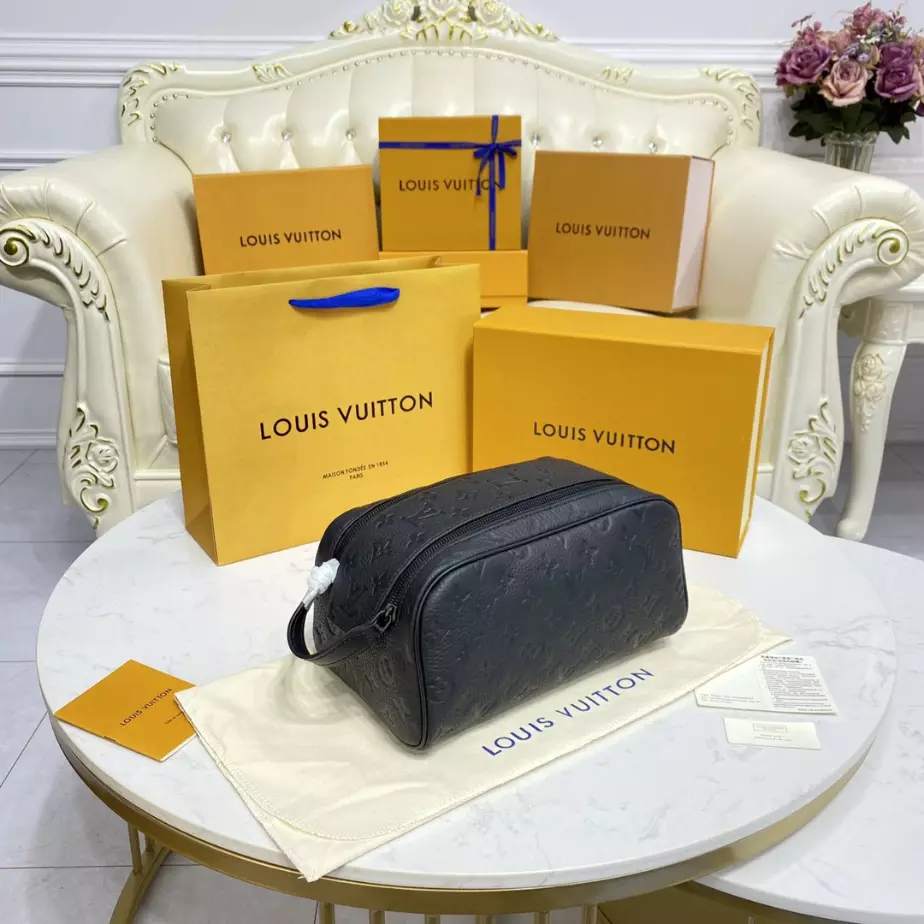 Louis Vuitton Dopp Kit Monogram Taurillon Leather – LW144
