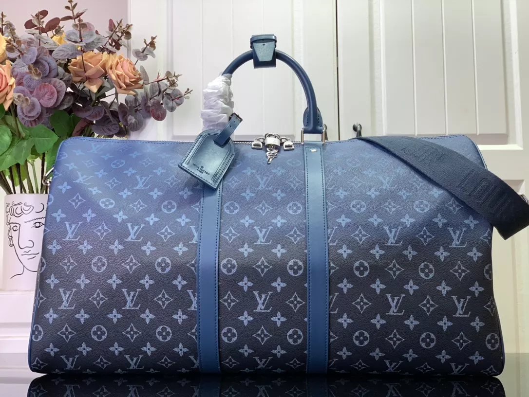 Louis Vuitton Keepall Bandoulière 55 Monogram Eclipse – LW192