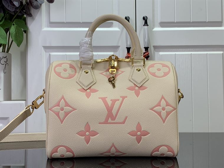 LOUIS VUITTON SPEEDY BANDOULIERE 25 MONOGRAM EMPREINTE LEATHER – LW126
