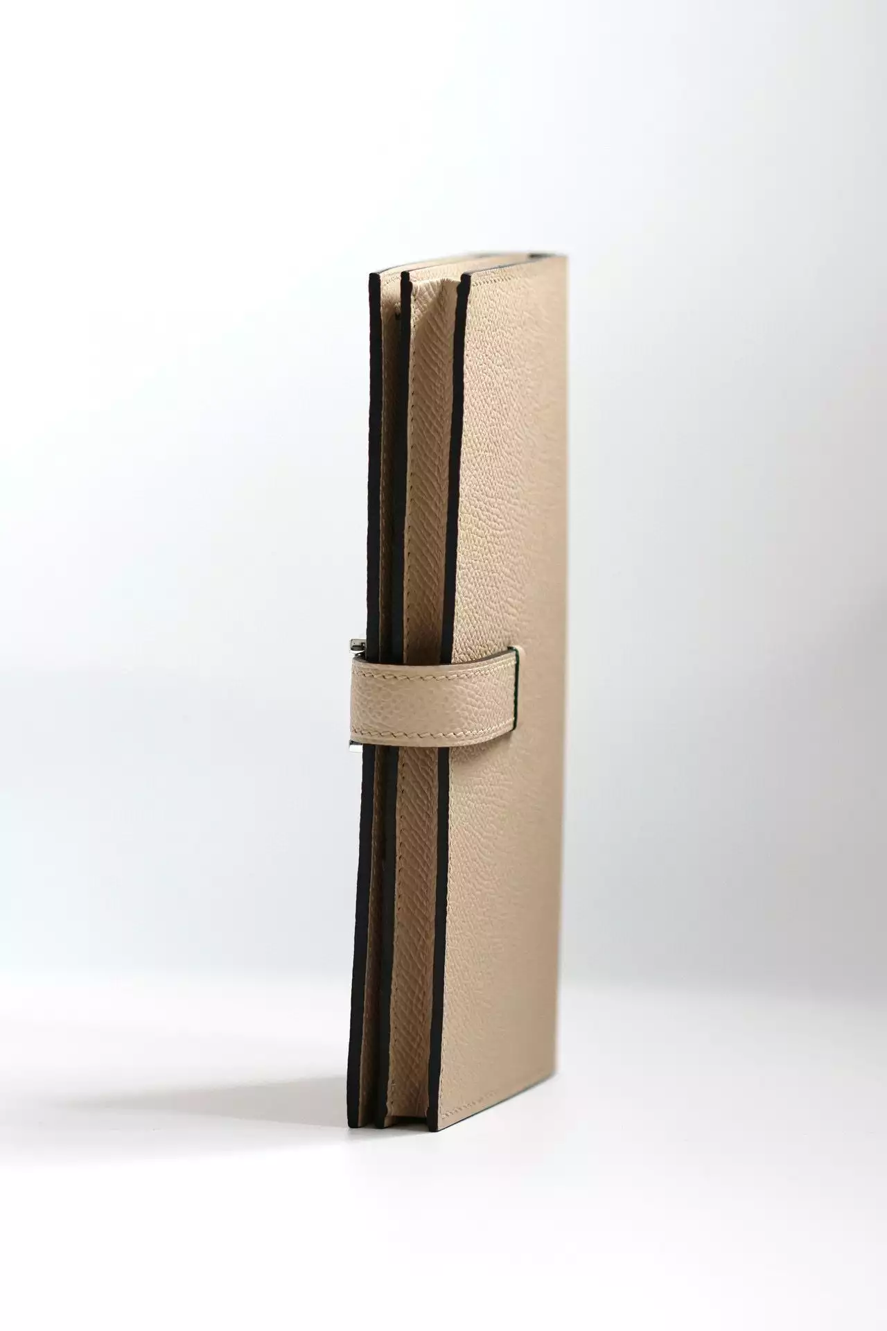 Hermes Bearn Long Handmade Wallet in Trench Epsom Calfskin – HW157