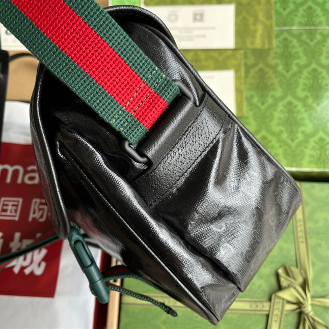 GUCCI MONOGRAMMED BUCKLE DETAILED SHOULDER BAG – BG054