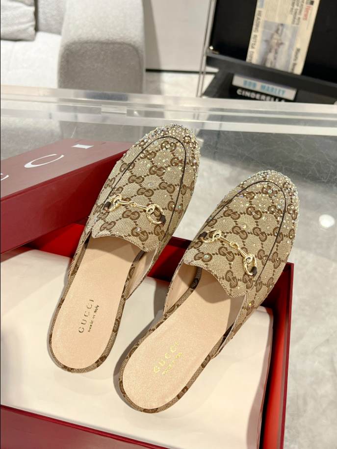 Gucci Princetown Slipper Beige Loafer – GL059