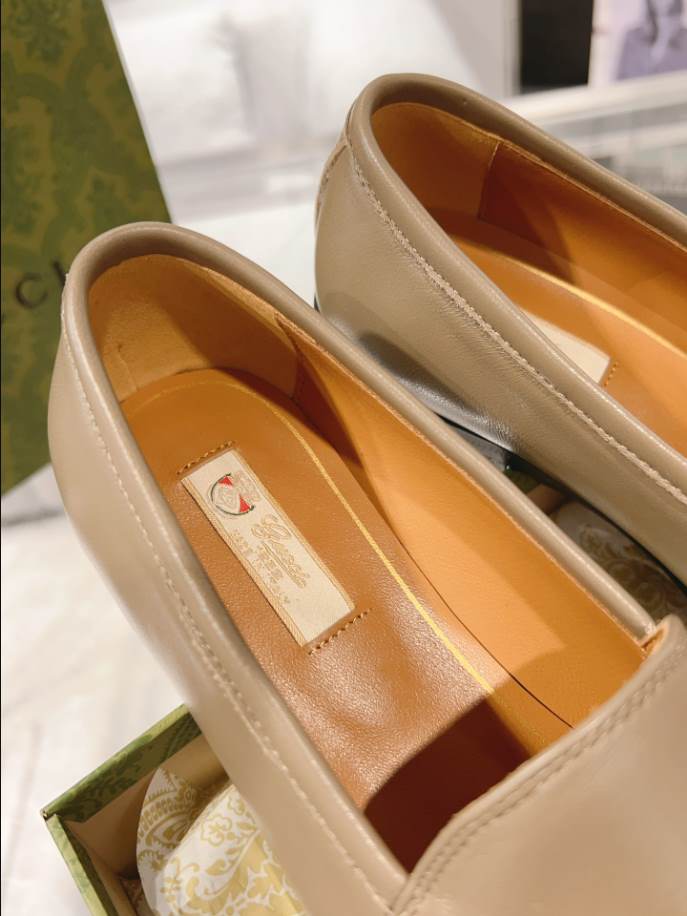 Gucci Jordaan Brown Leather Loafer – GL073