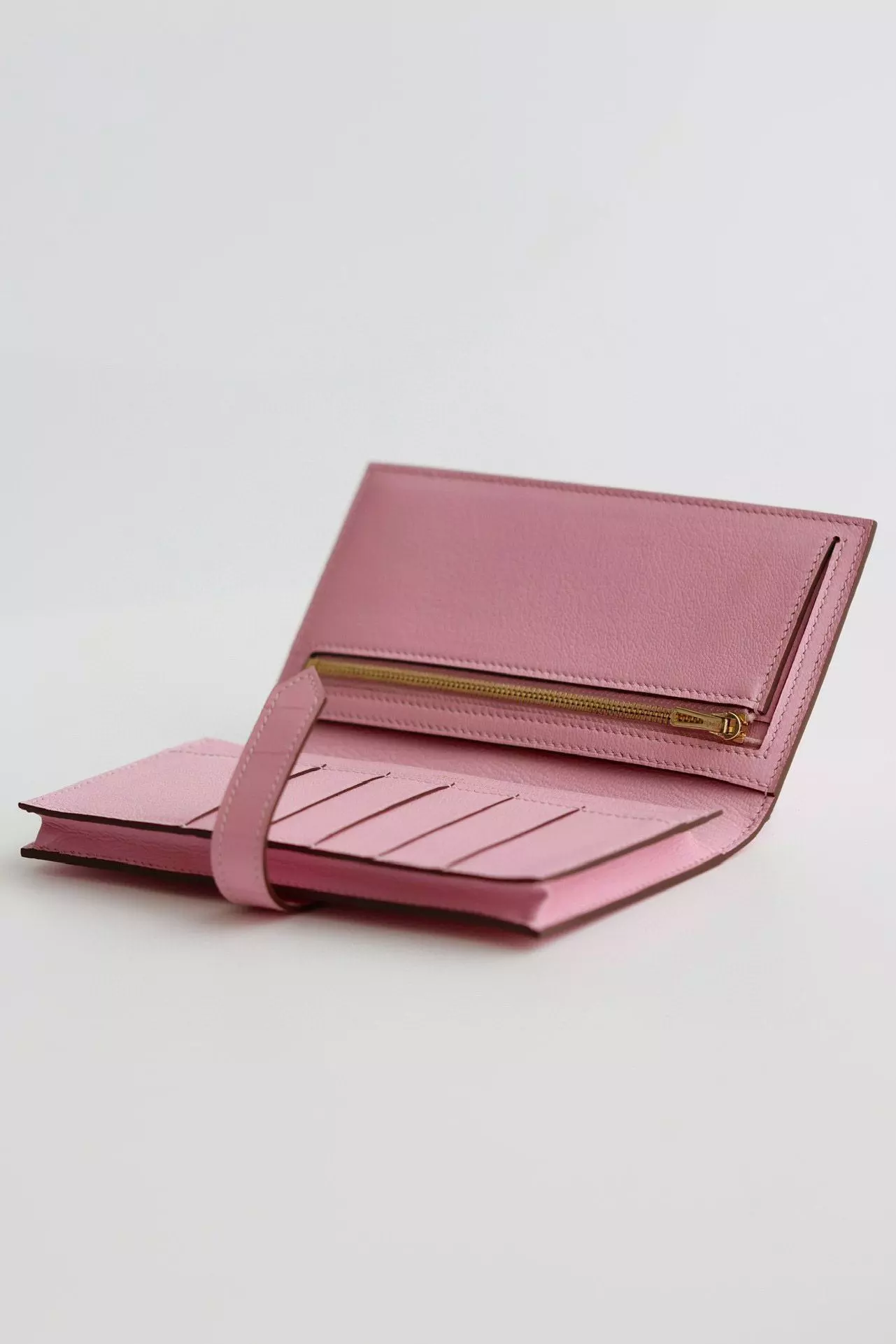 Hermes Bearn Long Wallet in Pink Matte Alligator Leather – HW166
