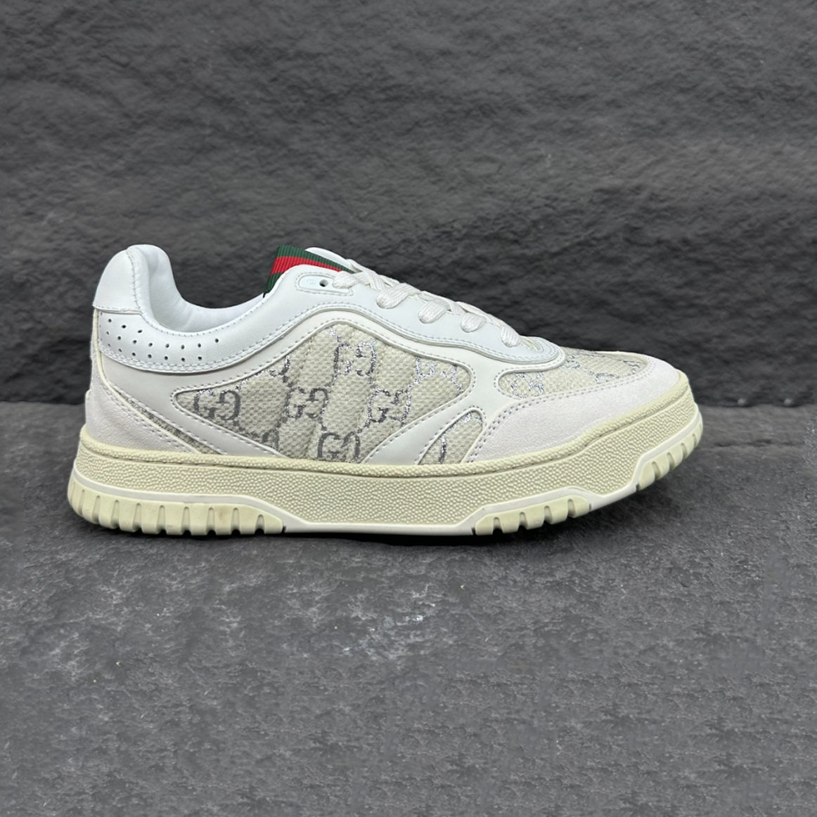 Gucci Re-Web Sneaker ‘GG Canvas – Beige White’ – GCC158