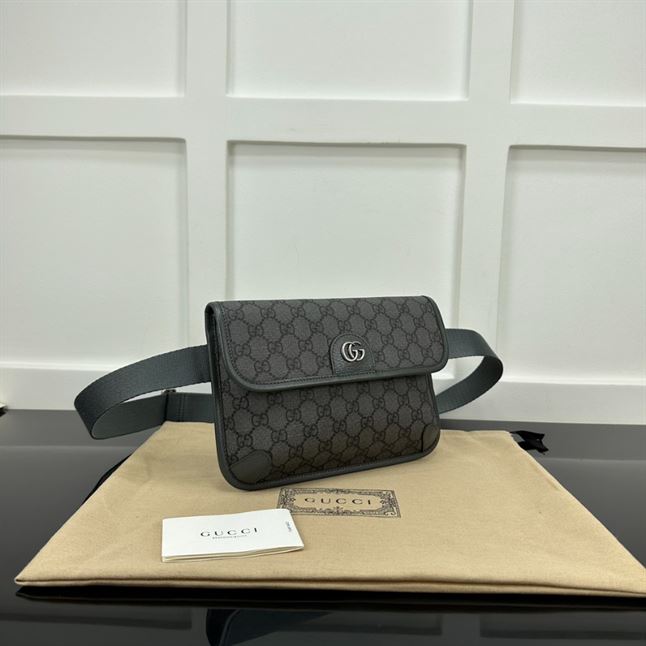GUCCI GREY OPHIDIA SMALL GG BELT BAG – BG055
