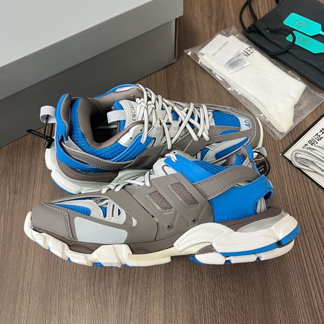 BALENCIAGA TRACK SNEAKER IN BLUE BROWN – BLA089
