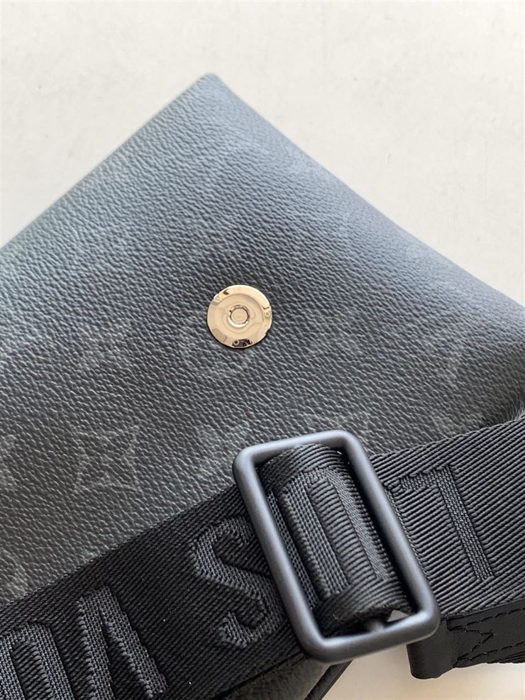 LOUIS VUITTON SAUMUR SLINGBAG MONOGRAM ECLIPSE COATED CANVAS – LVB010