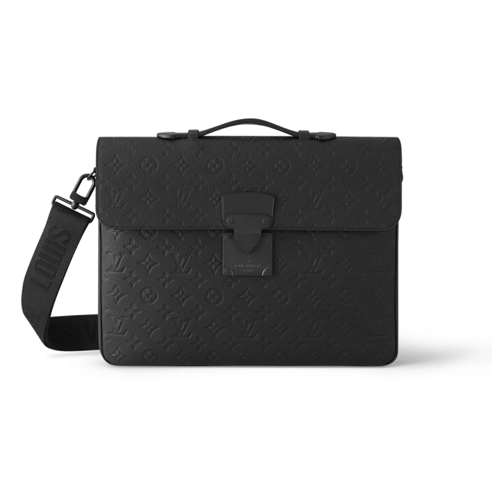 S LOCK BRIEFCASE MONOGRAM TAURILLON LEATHER M20835 – LW331