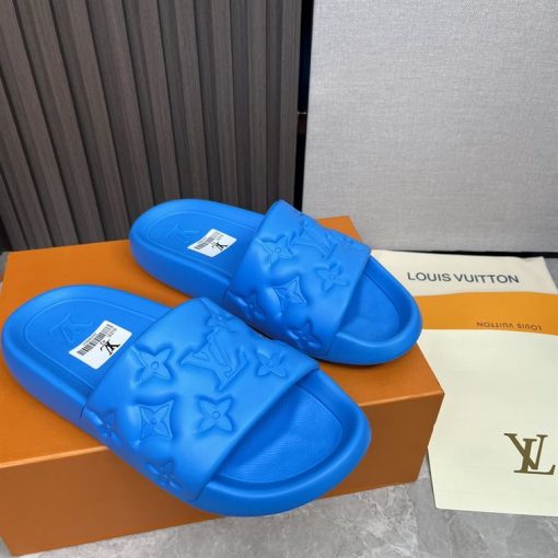 LOUIS VUITTON WATERFRONT MULE BLUE – LVSD042