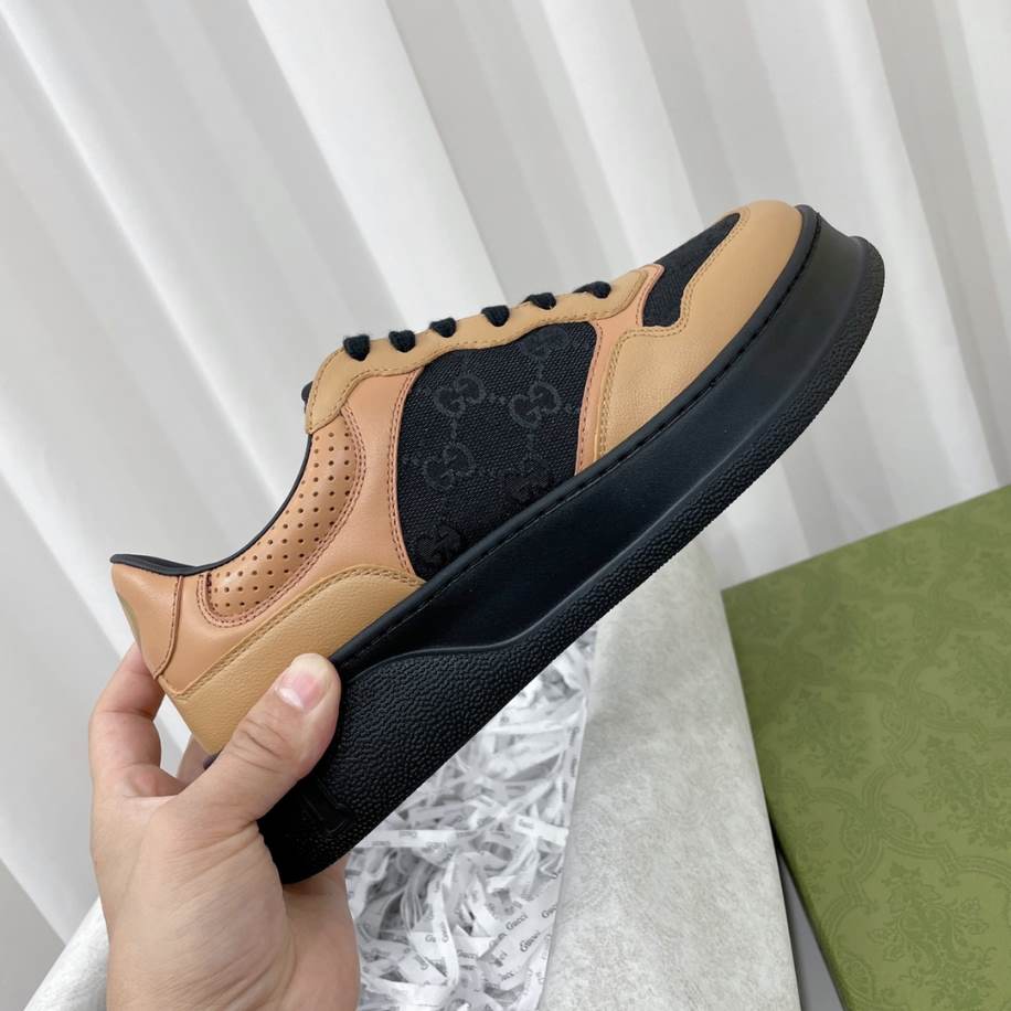 Gucci Lace-Up Black Brown Sneakers – GCC190