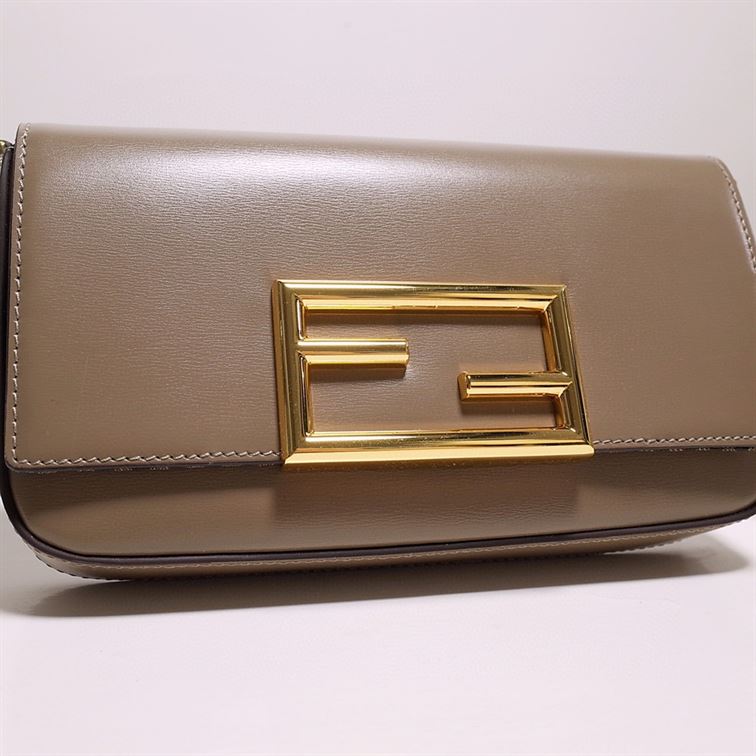 FENDI WALLET ON CHAIN WITH POUCHES BROWN MINI BAG – F055