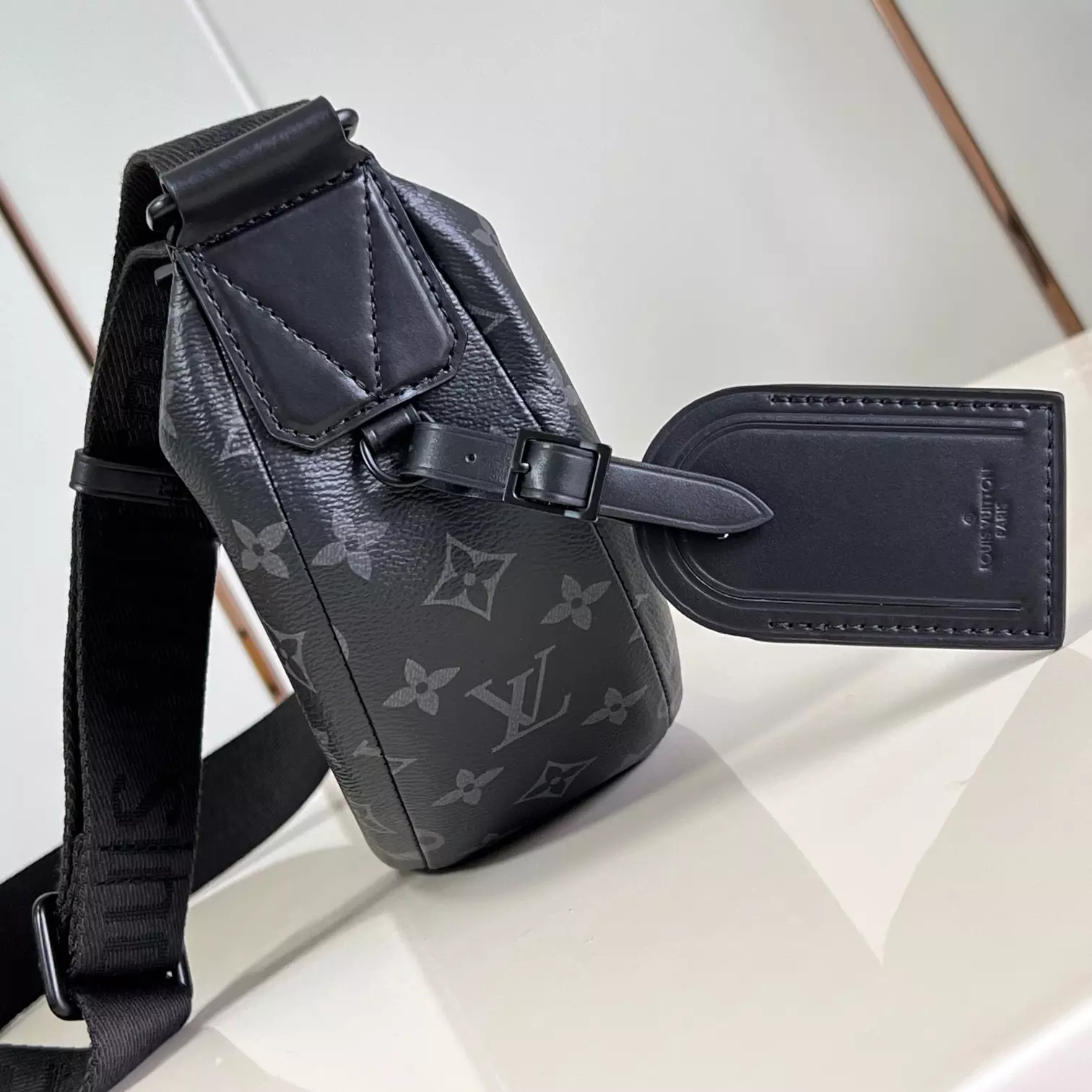 HAMAC BAG PM BLACK MONOGRAM ECLIPSE CANVAS M47158 – LW446