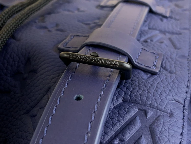 Christopher MM Backpack Blue Monogram Taurillon Leather – LW160