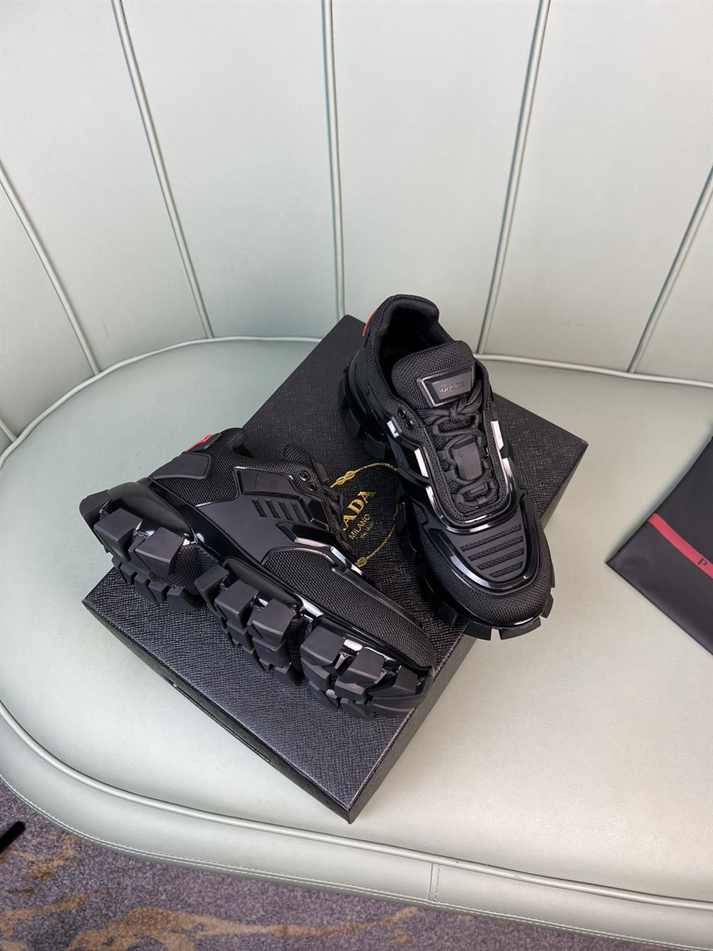 PRADA CLOUDBUST THUNDER TECHNICAL FABRIC SNEAKERS – PRS004