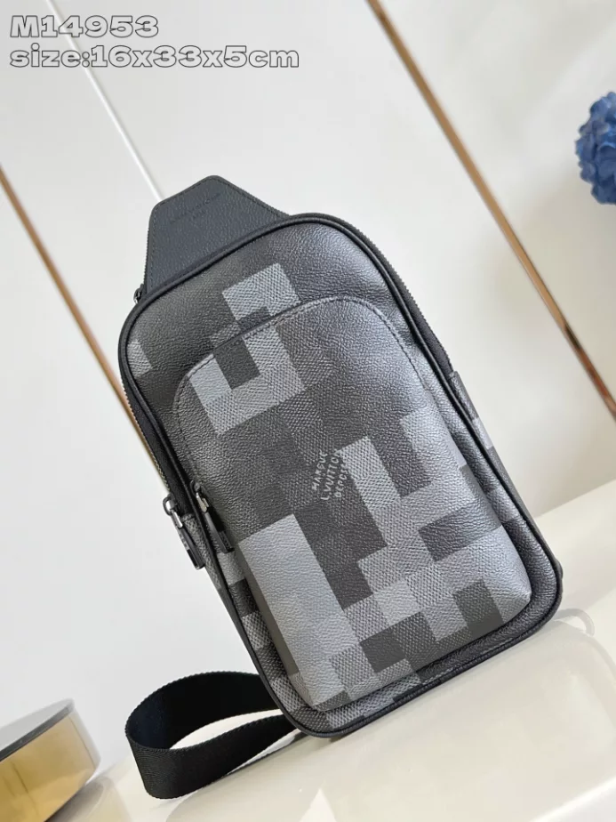 AVENUE SLINGBAG BLACK DAMOFLAGE BLACK CANVAS M14953 – LW412