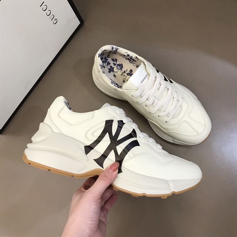 GUCCI LEATHER NY YANKEES SNEAKERS – GCC014