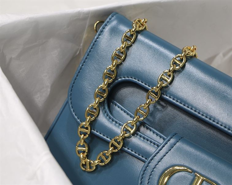 DIOR AUTHENTICATED AVENUE HANDBAG LEATHER BLUE – DOB116