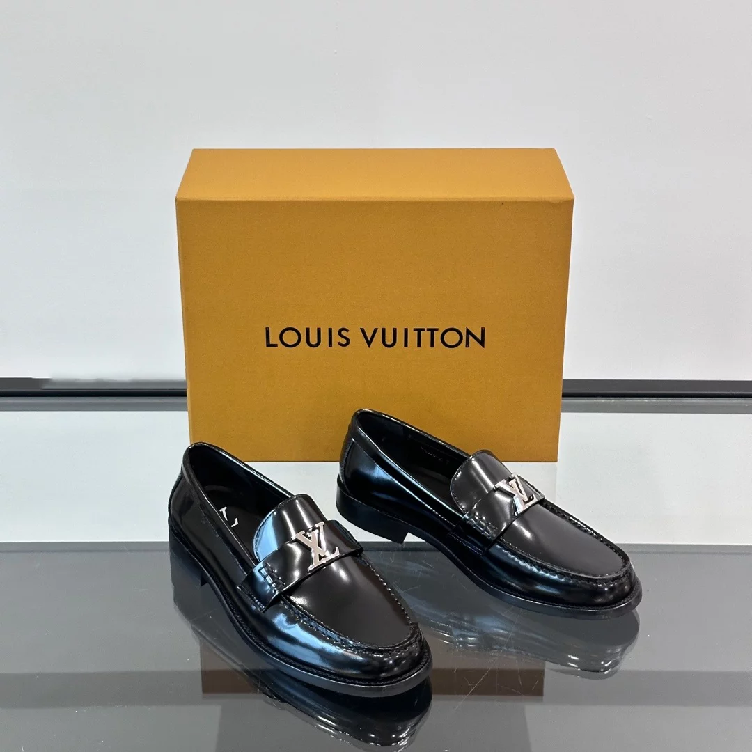 MAJOR LOAFERS BLACK GLAZED CALF LEATHER – VL037