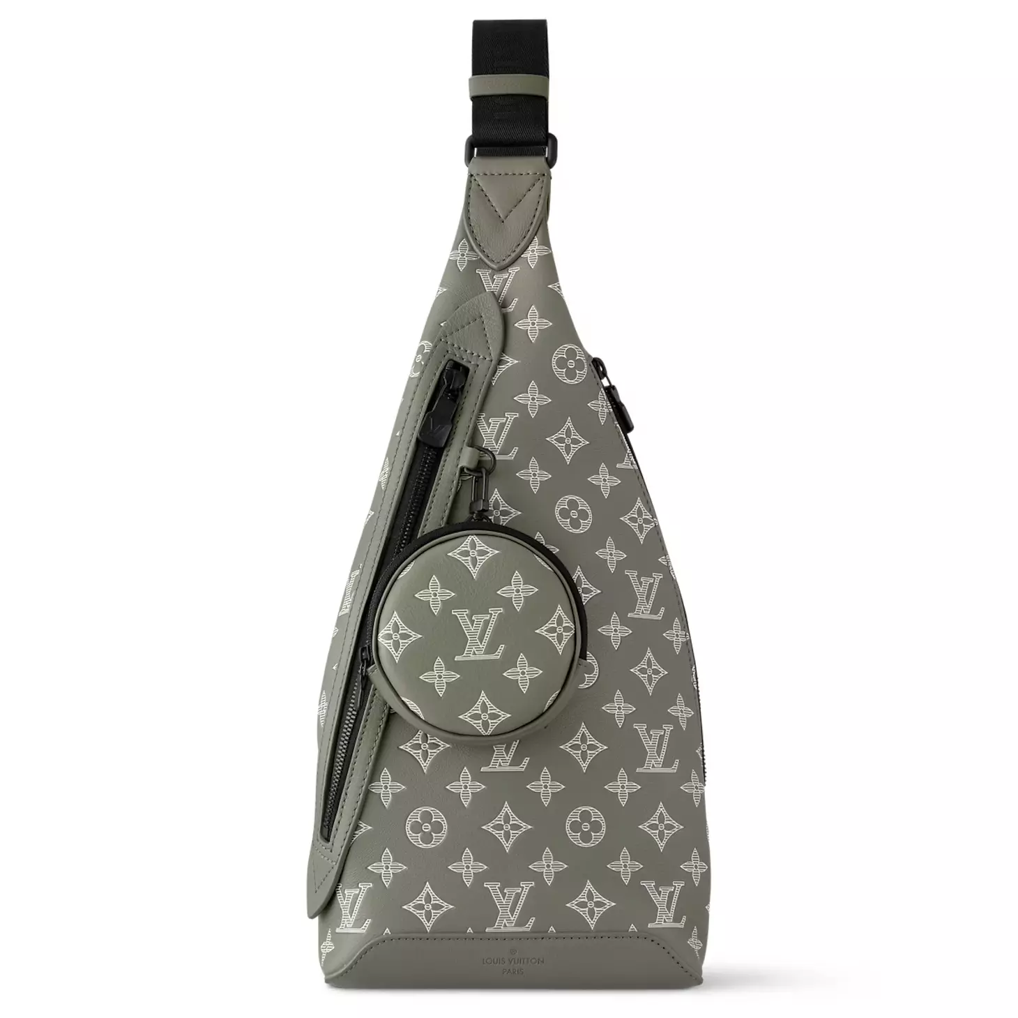 Louis Vuitton Duo Slingbag Olive Green Monogram Shadow – LW152