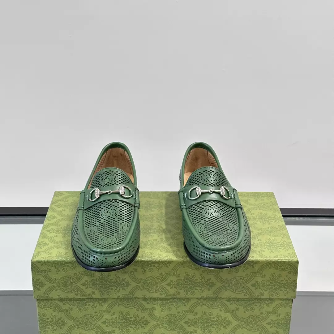 HORSEBIT 1953 LOAFERS IN GREEN – GL092