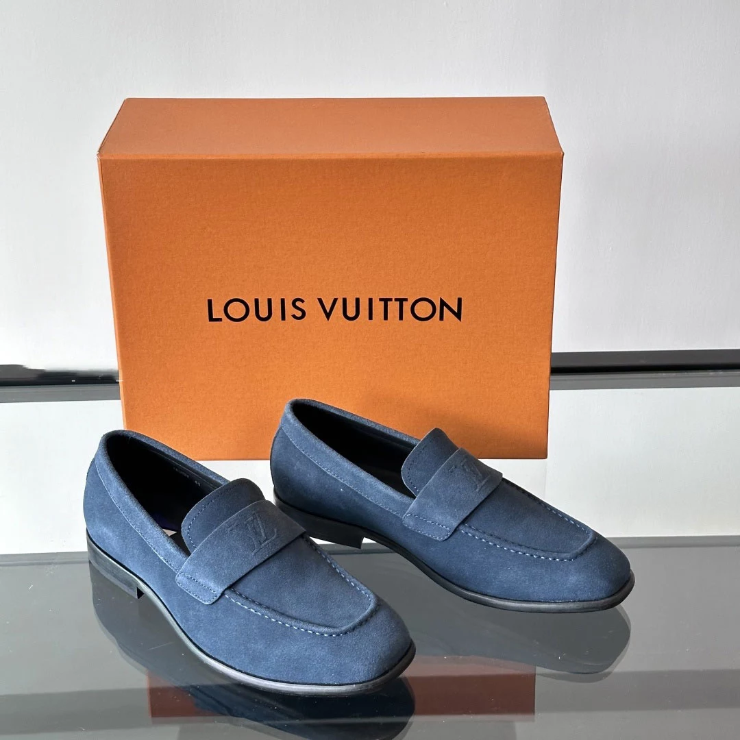 GLOVE LOAFERS IN BLUE – VL057